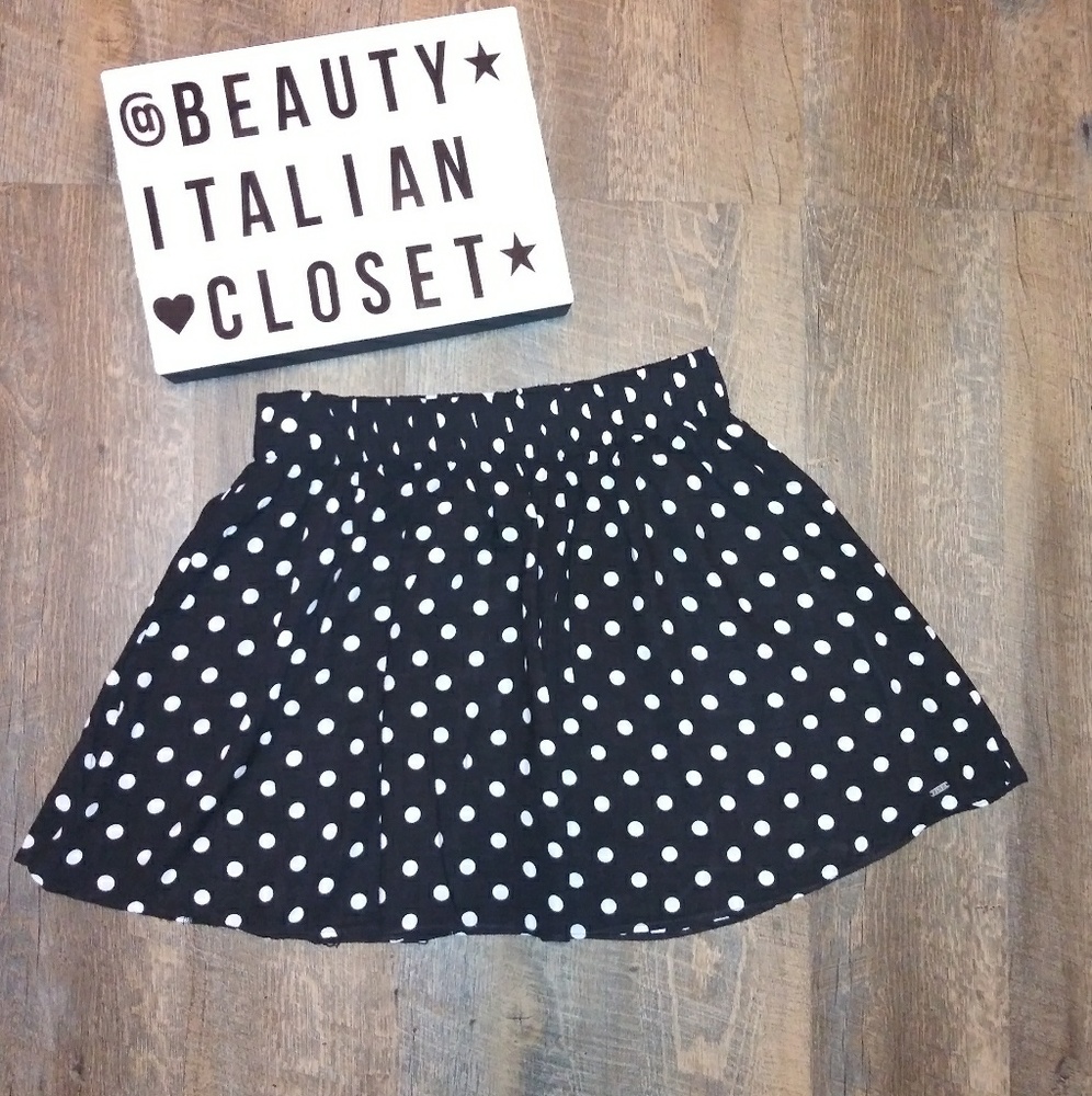 VICTORIA'S SECRET PINK POLKA DOT SKATER SKIRT - Picture 3 of 8